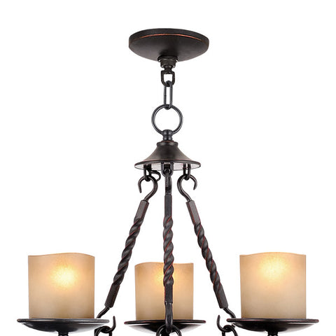 Wagon Wheel Chandelier